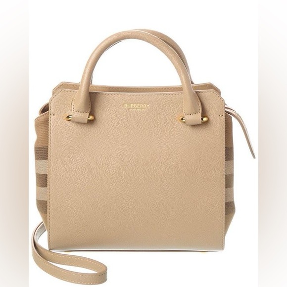 Burberry cream top handle banwell small Leather Bag $1790 - Picture 1 of 7